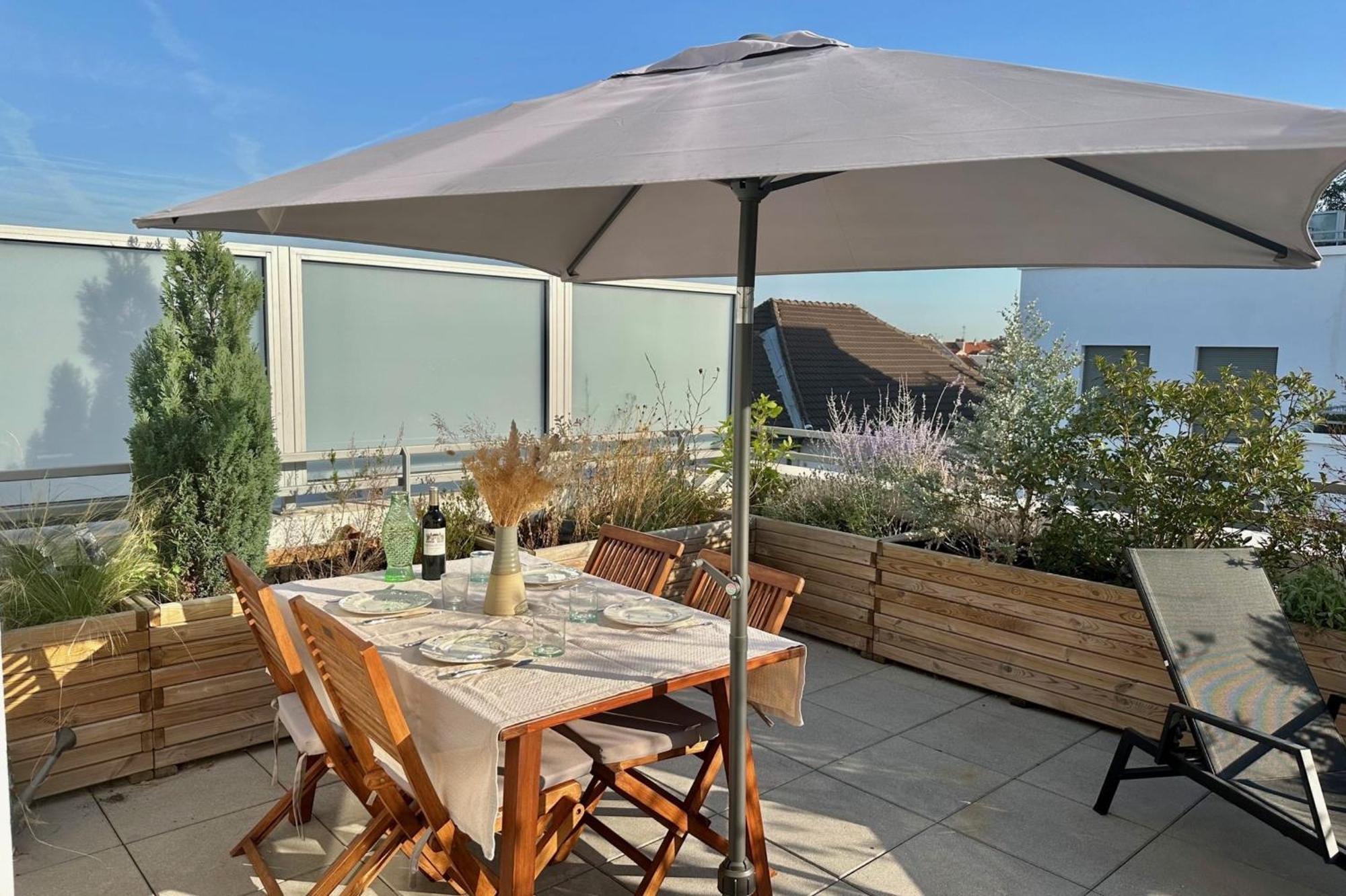 Apartment Modern With Terrace 3 Min From The Metro *